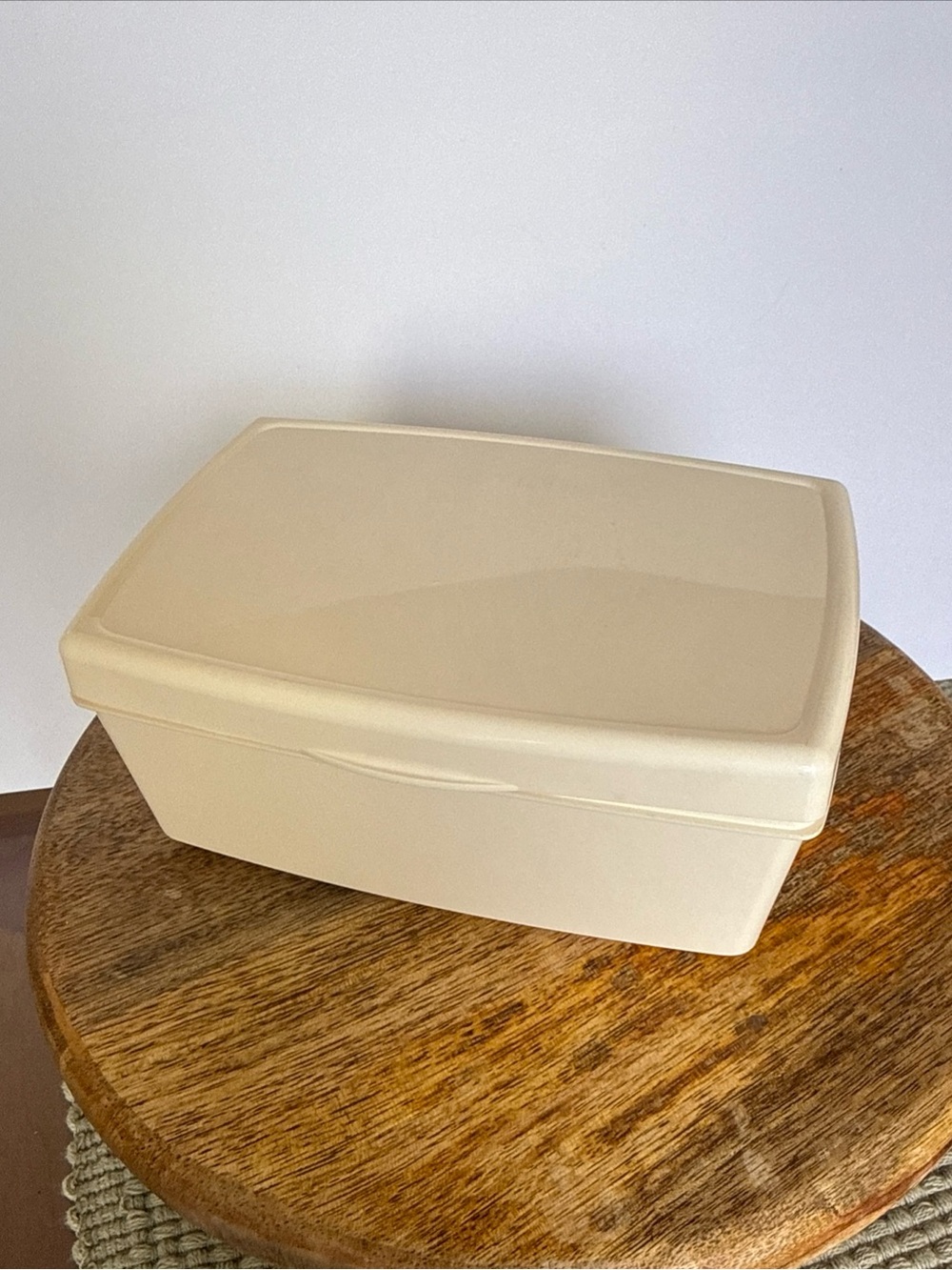 Softkins by Scott Cream Plastic Storage Box EMPTY reusable for flushable wipes